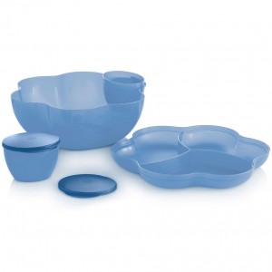 Tupperware Chip 'N Dip Set Dragonfly Serveware | 75240-FOJG