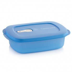 Tupperware Crystalwave Plus 4-cup/1 L Rectangular Cobalt Lunch and Snacks | 61785-CRBT