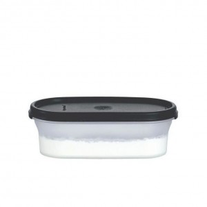 Tupperware Modular Mates Oval 1 Black Dry Storage | 83596-MECG