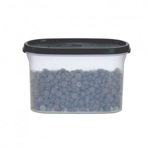 Tupperware Modular Mates Oval 2 Black Dry Storage | 53246-DJGX