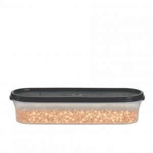 Tupperware Modular Mates Super Oval 1 Black Dry Storage | 18509-ZJHW