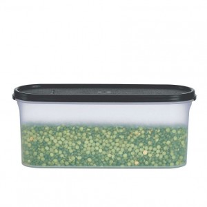 Tupperware Modular Mates Super Oval 2 Black Dry Storage | 37849-BVGY