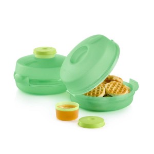 Tupperware Round Keepers Lunch and Snacks | 26175-YELU