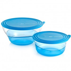 Tupperware Sheerly Elegant 2-pc. Set Azure Serveware | 19845-CFYQ