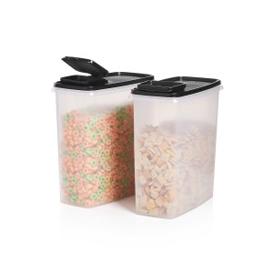 Tupperware Super Cereal Storers Black Dry Storage | 08925-LTJU