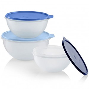 Tupperware Wonderlier Bowl 3-pc. Set sIce Cube Baking | 20357-AHJW