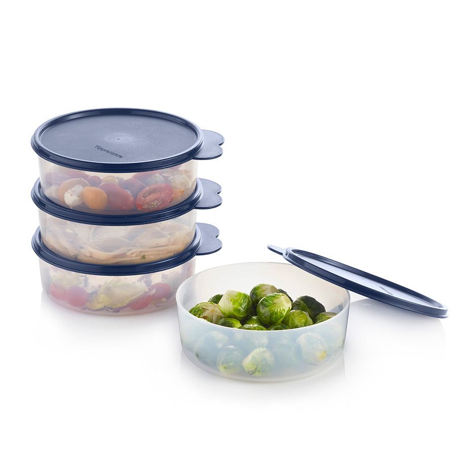 Tupperware Big Wonders Large Bowls Arctic Night Refrigerator Storage | 98073-ZEFY