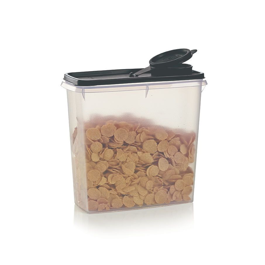 Tupperware Cereal Storers Black Dry Storage | 19432-NIAT