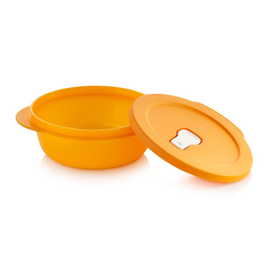 Tupperware Crystalwave Plus 2-cup/560 Ml Round Papaya Lunch and Snacks | 82436-PDMY