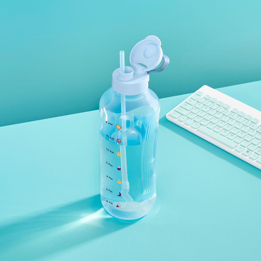 Tupperware Eco+ Aquavibe Bottle White Waterflessen | 59418-WVKO