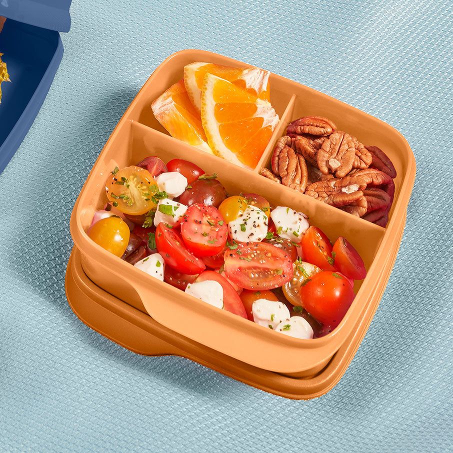 Tupperware Eco+ Lunch-it Containers White / Orange Lunch and Snacks | 56190-UWTD