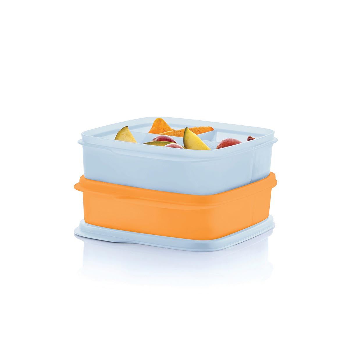 Tupperware Eco+ Lunch-it Containers White / Orange Lunch and Snacks | 56190-UWTD