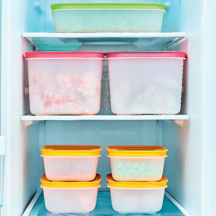 Tupperware Freezer Mates Plus 8-pc. Starter Set Pink Freezer Storage | 37651-DVNF