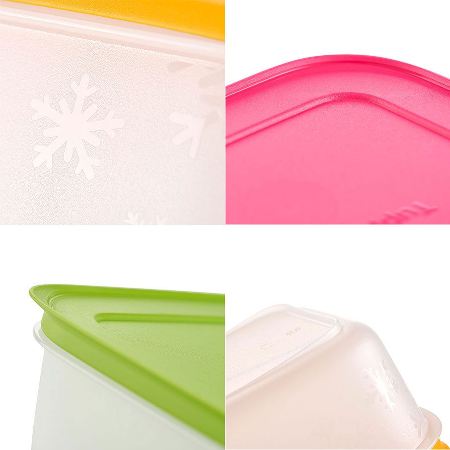 Tupperware Freezer Mates Plus 8-pc. Starter Set Pink Freezer Storage | 37651-DVNF