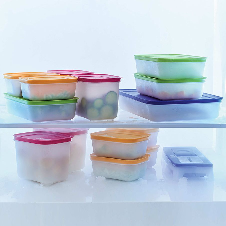 Tupperware Freezer Mates Plus Medium Shallow Freezer Storage | 78549-QPXI