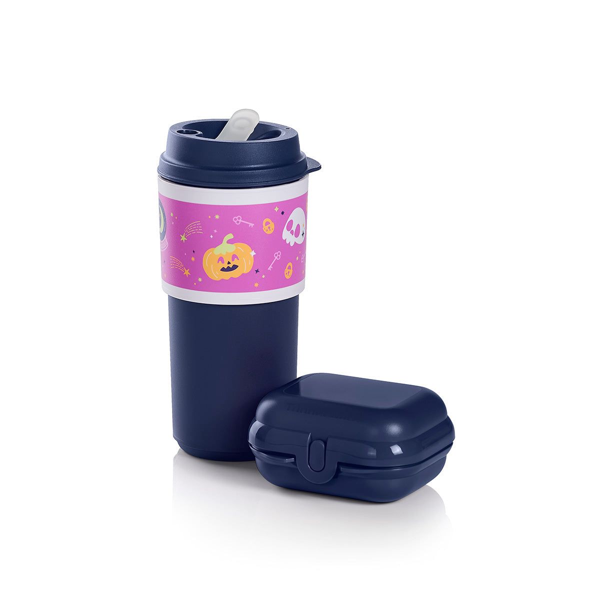 Tupperware Halloween Beverage And Bites Set Navy Lunch and Snacks | 91750-EYWH