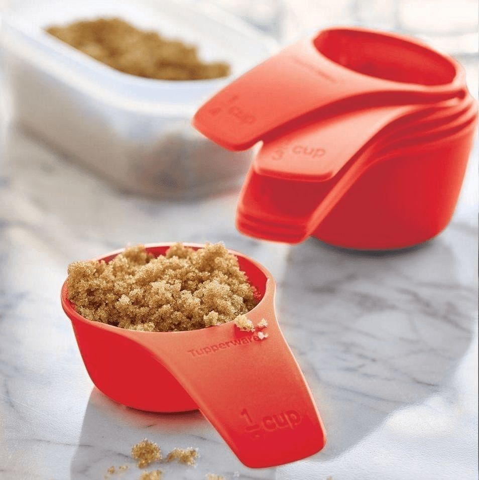 Tupperware Measuring Mates Set Chili Mixing Bowls and Measuring | 27540-TINX