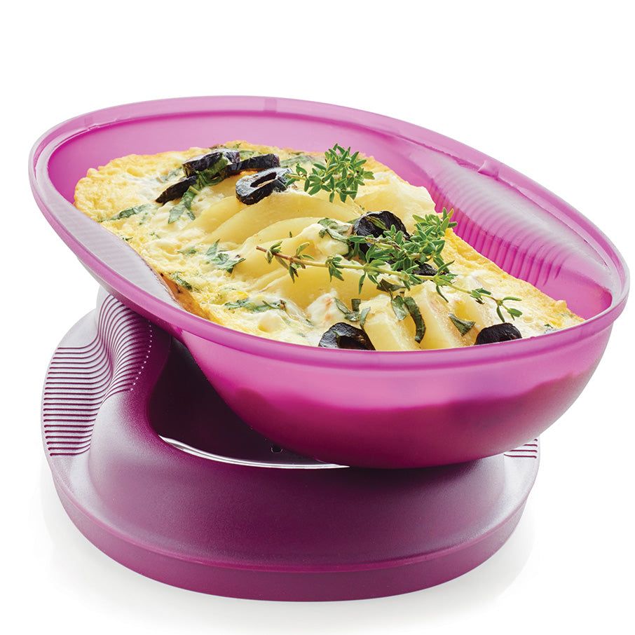 Tupperware Microwave Breakfast Maker Set Purple Microwave Cooking | 97405-YJPQ