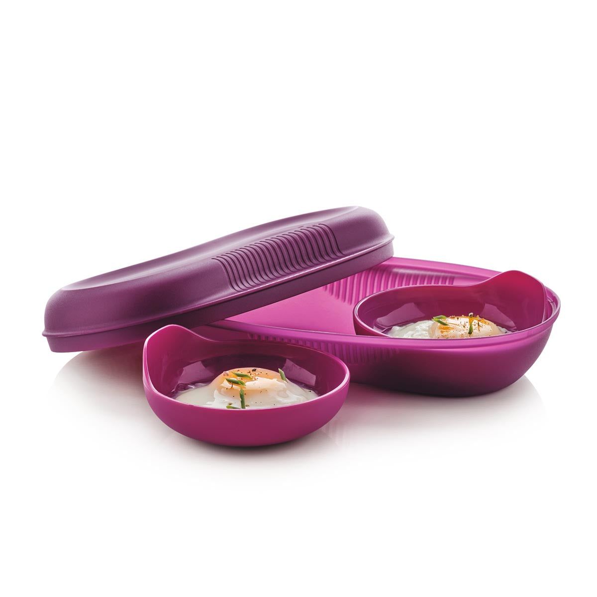 Tupperware Microwave Breakfast Maker Set Purple Microwave Cooking | 97405-YJPQ