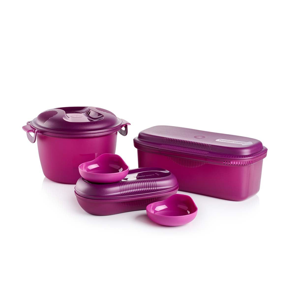 Tupperware Microwave Magic Set Purple Cabbage Microwave Cooking | 15907-XINC