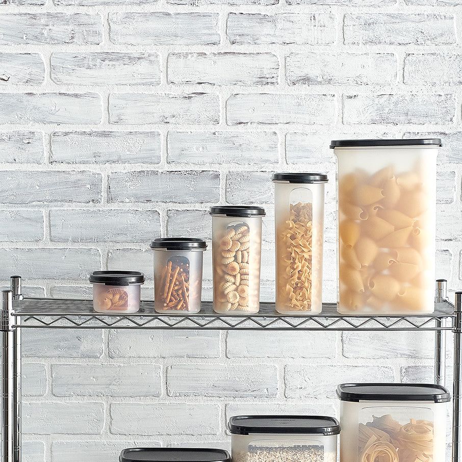 Tupperware Modular Mates Oval 5 Black Dry Storage | 56389-AHPO