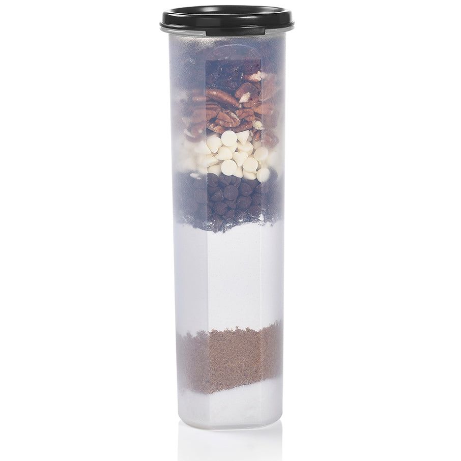 Tupperware Modular Mates Spaghetti Dispenser Black Dry Storage | 04172-ZOMP