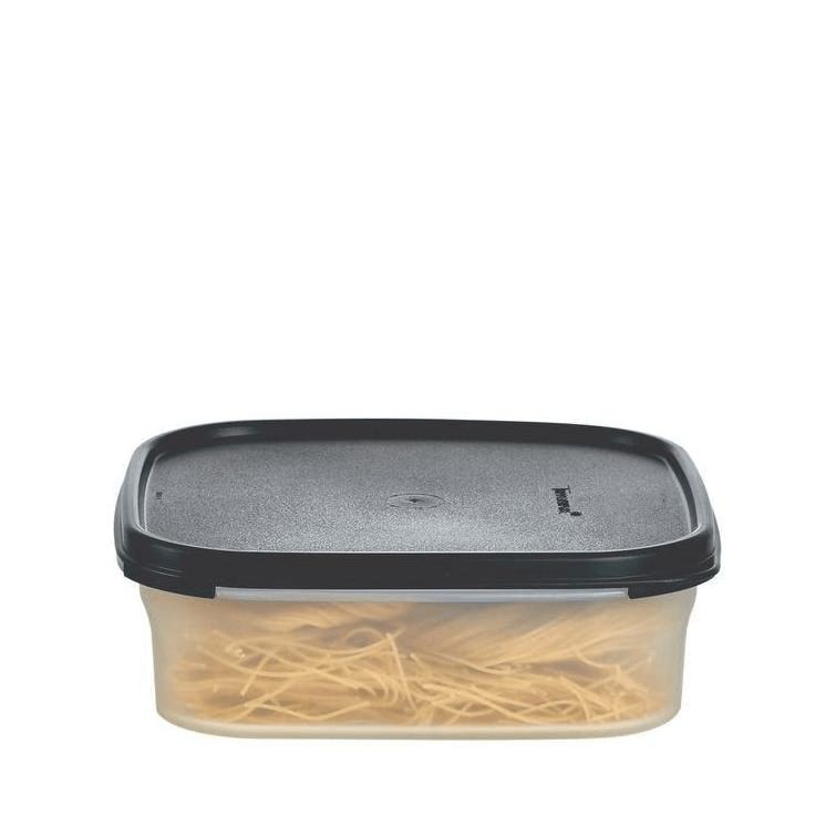 Tupperware Modular Mates Square 1 Black Dry Storage | 24981-IMVK