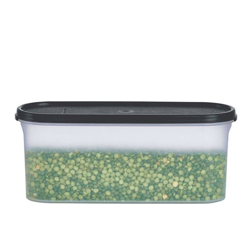 Tupperware Modular Mates Super Oval 2 Black Dry Storage | 37849-BVGY