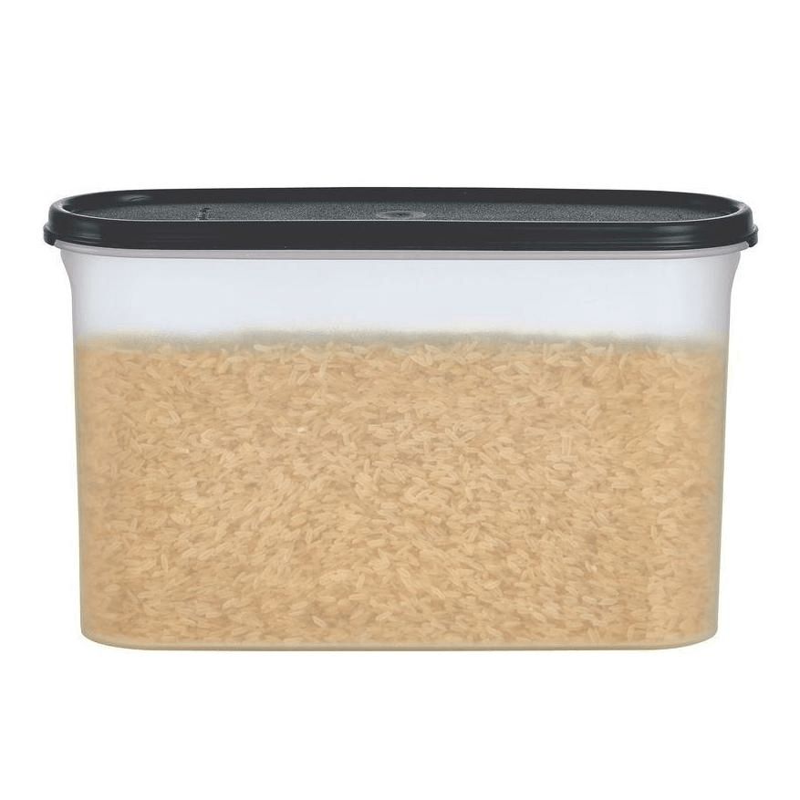 Tupperware Modular Mates Super Oval 3 Black Dry Storage | 79524-KVJQ