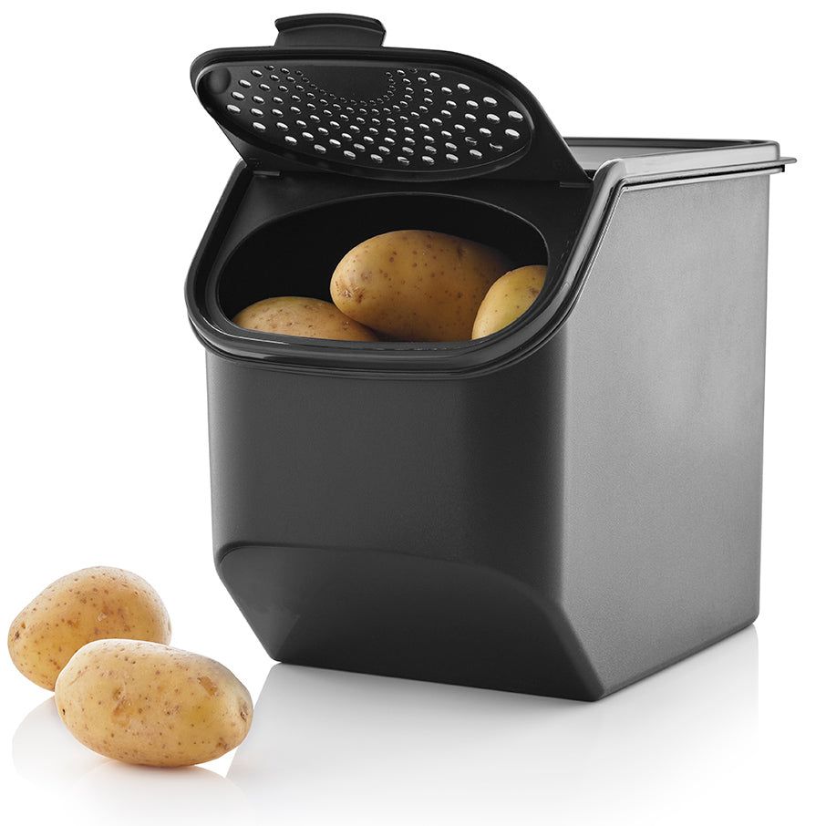 Tupperware Potato Smart Container Black Dry Storage | 96128-XJGF