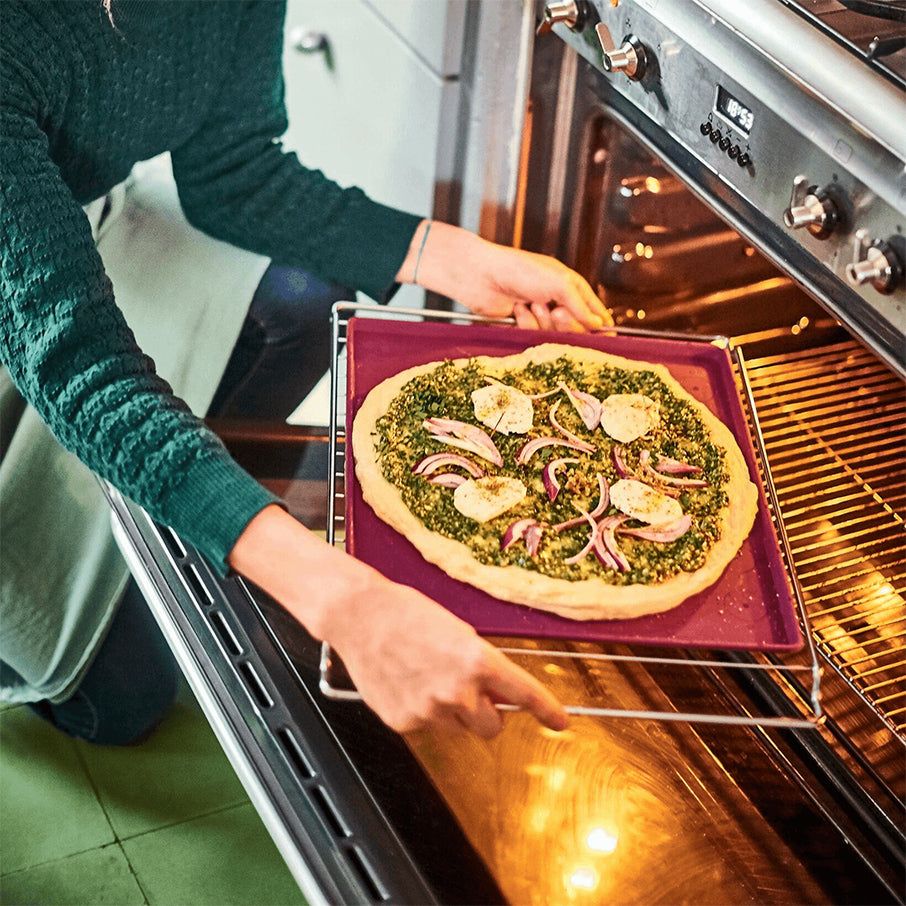 Tupperware Silicone Baking Sheet With Rim Purple Cabbage Oven and Stovetop Cooking | 16925-JKMX