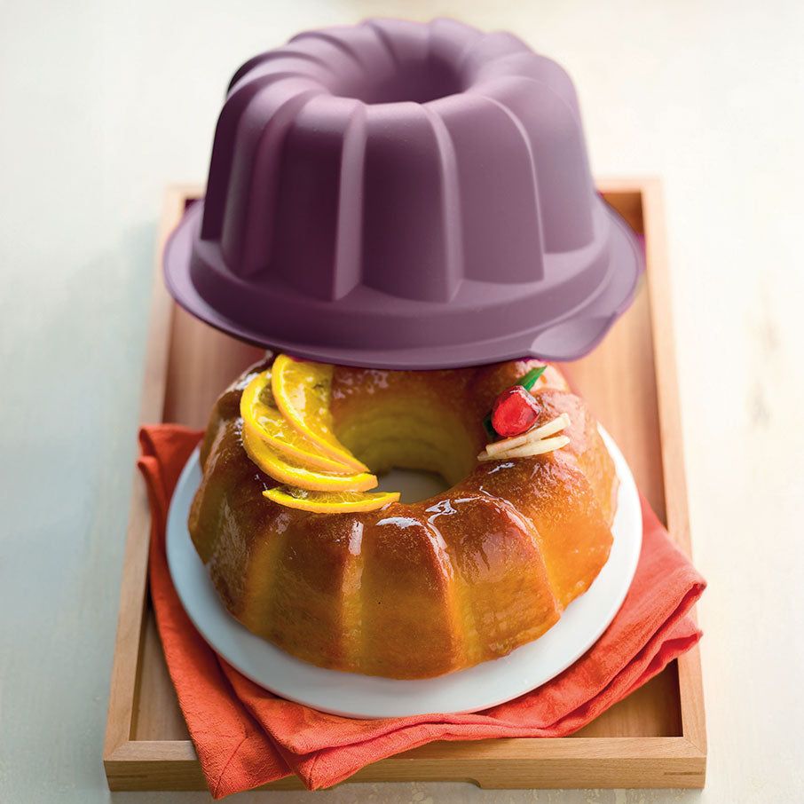 Tupperware Silicone Bundt Form Purple Cabbage Baking | 73924-HVLA