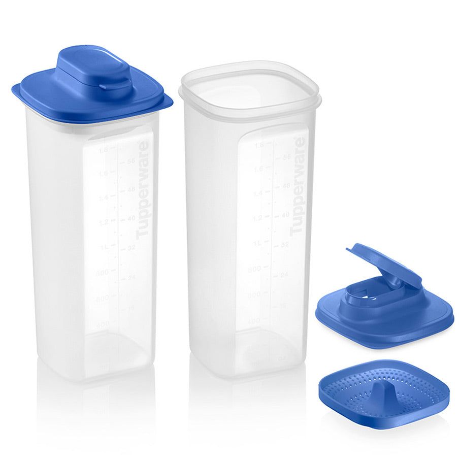 Tupperware Slim Line Pitcher With Strainer Set Dragonfly Refrigerator Storage | 91532-DZEX