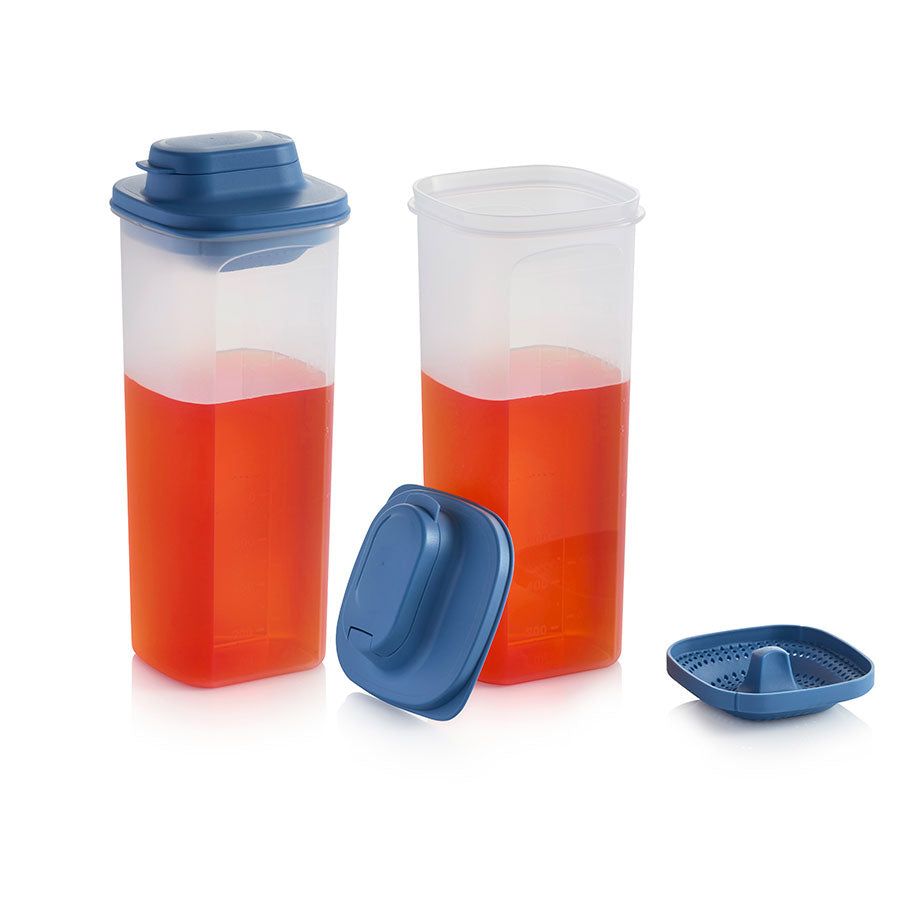 Tupperware Slim Line Pitcher With Strainer Set Dragonfly Refrigerator Storage | 91532-DZEX