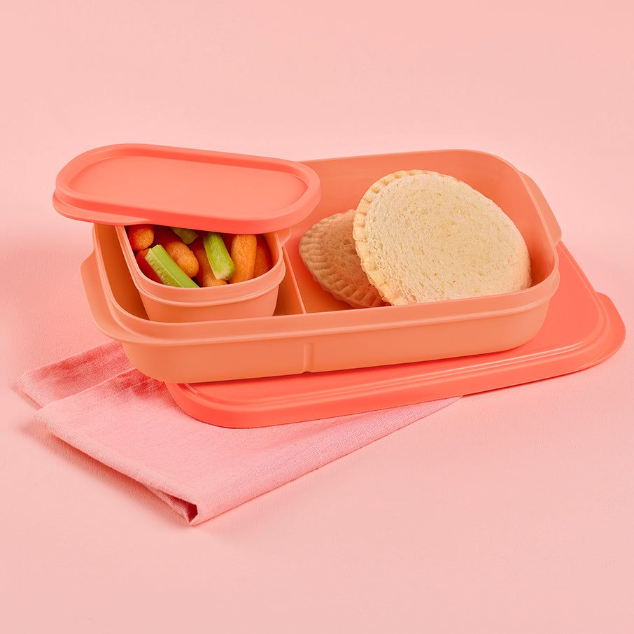 Tupperware Slim Lunch Container Cosy Rosy Lunch and Snacks | 37125-TAEV