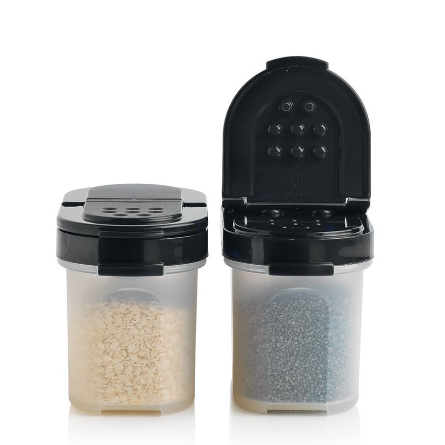 Tupperware Small Spice Shakers Black Dry Storage | 81397-XPJT