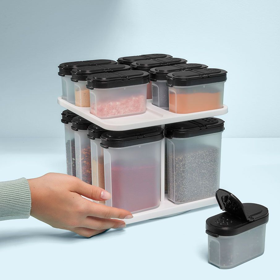 Tupperware Spice Carousel White Dry Storage | 61829-DHAE