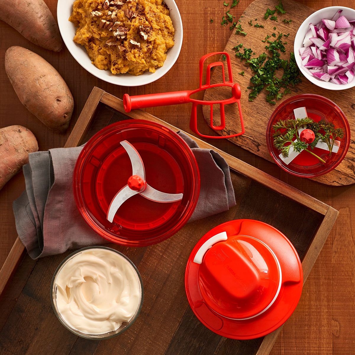 Tupperware Supersonic Chopper System Kitchen Tools | 35697-SVIN