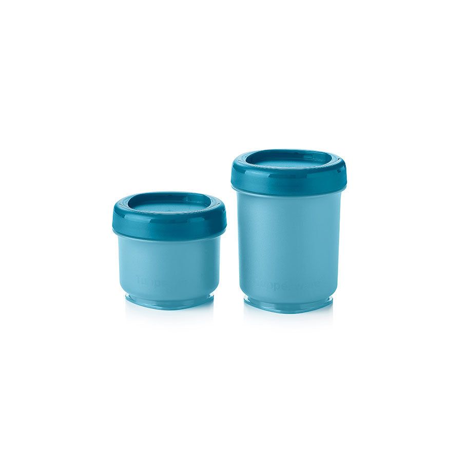 Tupperware Twist N Stack Set Peacock Lunch and Snacks | 37285-WXFP