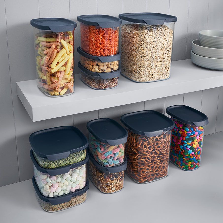 Tupperware Ultra Clear Oval 7-pc. Set Cosmos Dry Storage | 64201-NFPK