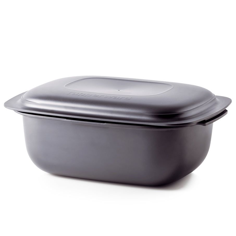 Tupperware Ultrapro 6-qt./5.7 L Roasting Pan With Cover Microwave Cooking | 43697-LDGU