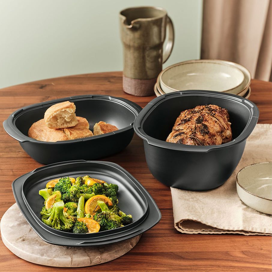 Tupperware Ultrapro Magic Stack Set Microwave Cooking | 62301-WHJL