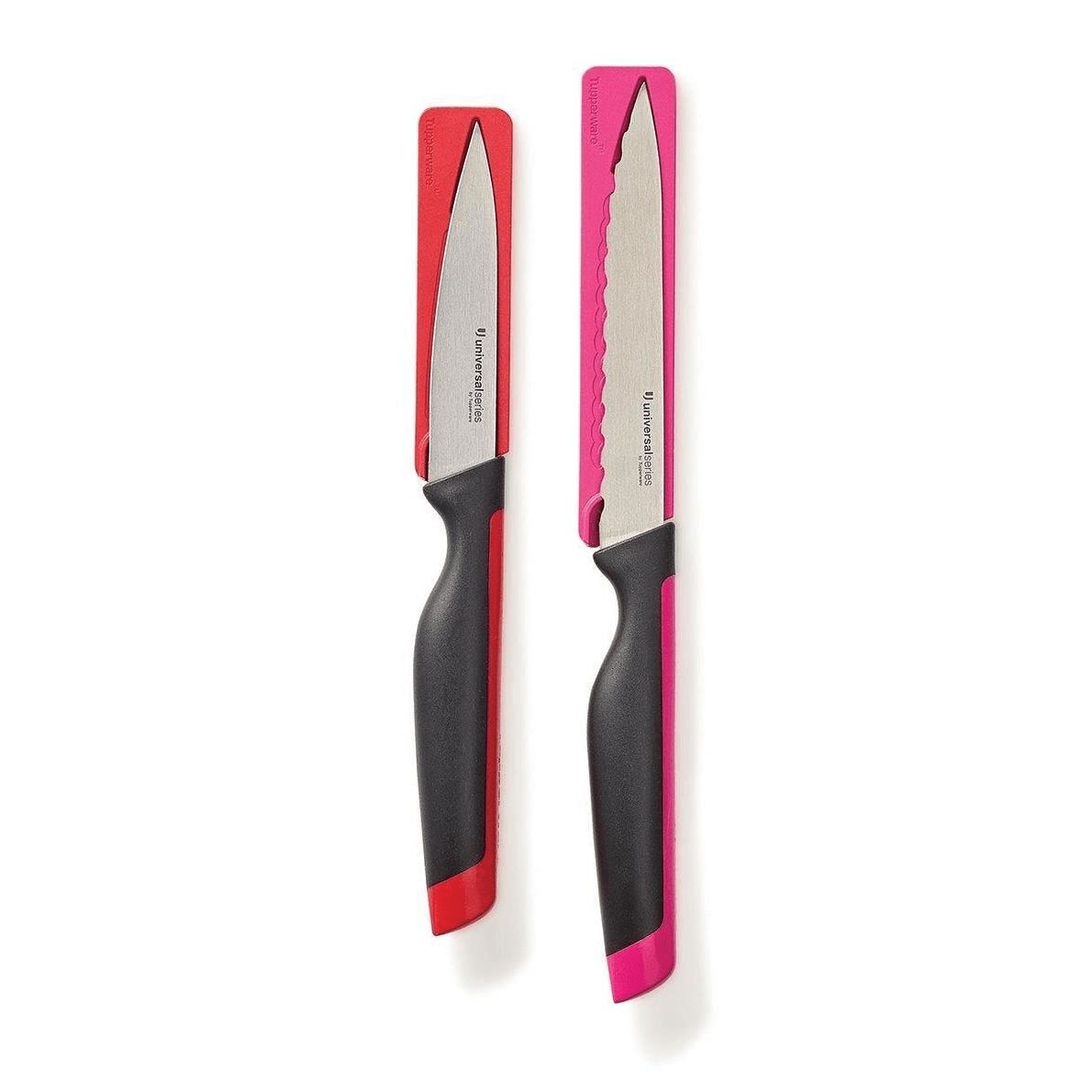 Tupperware Universal Series Utility And Serrated Knife Set Knives | 10794-ZYFM