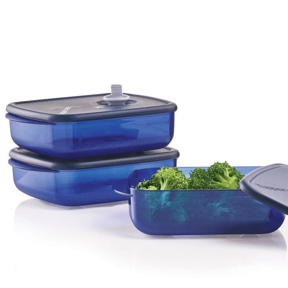 Tupperware Vent \'N Serve Medium Shallows Freezer Storage | 14036-XHBQ