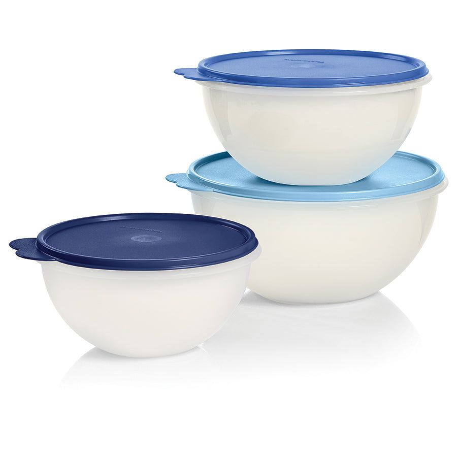 Tupperware Wonderlier Bowl 3-pc. Set sIce Cube Baking | 20357-AHJW